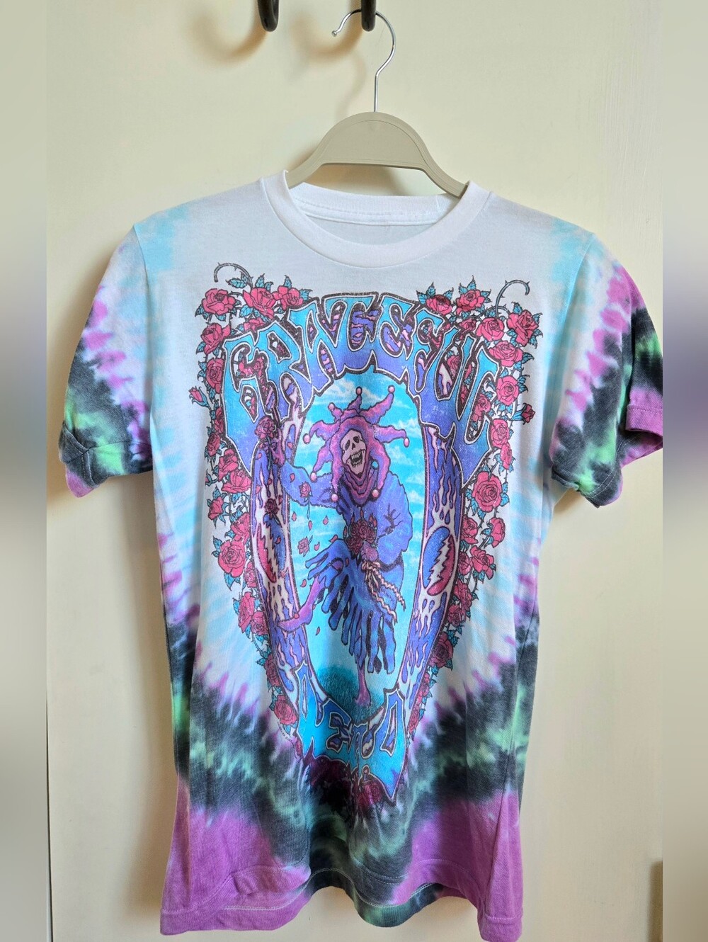 Liquid Blue Vintage Logo Tee - Black and Blue Wash